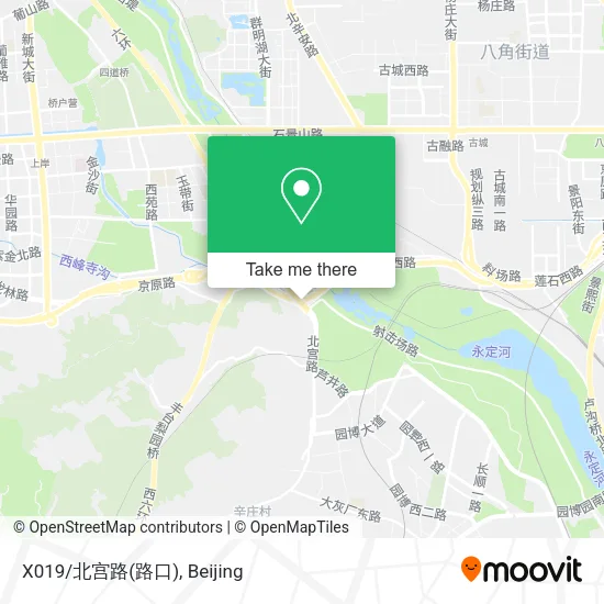 X019/北宫路(路口) map