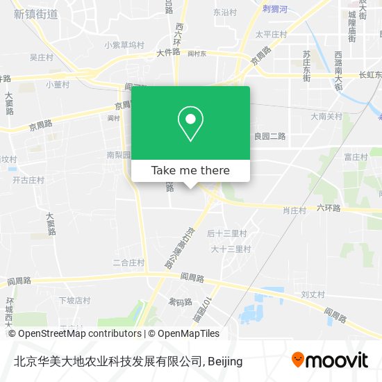 北京华美大地农业科技发展有限公司 map