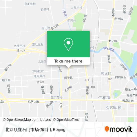 北京顺鑫石门市场-东2门 map