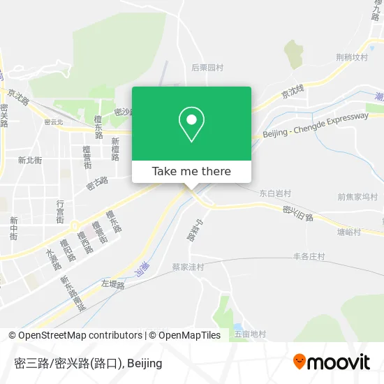 密三路/密兴路(路口) map