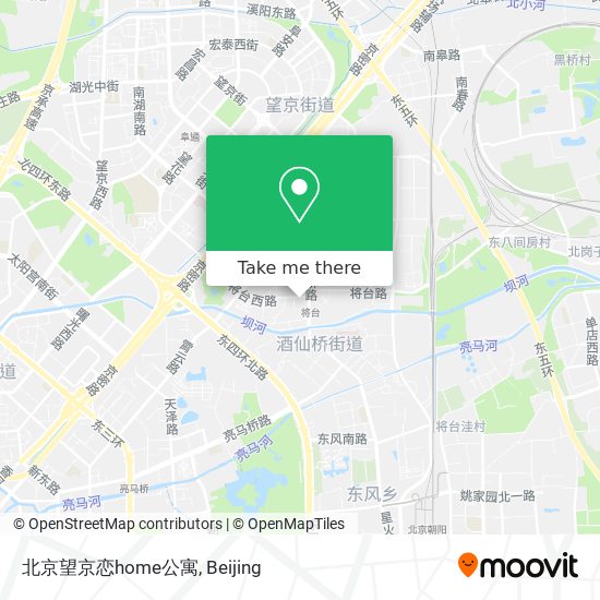 北京望京恋home公寓 map
