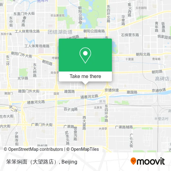 笨笨焖面（大望路店） map