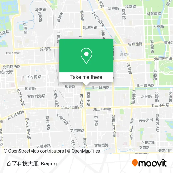 首享科技大厦 map