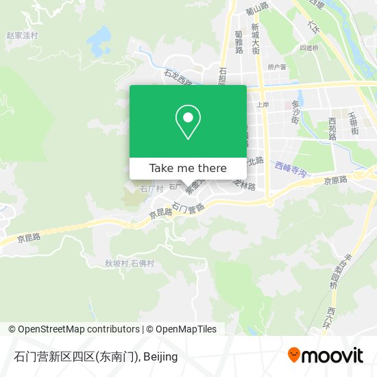 石门营新区四区(东南门) map