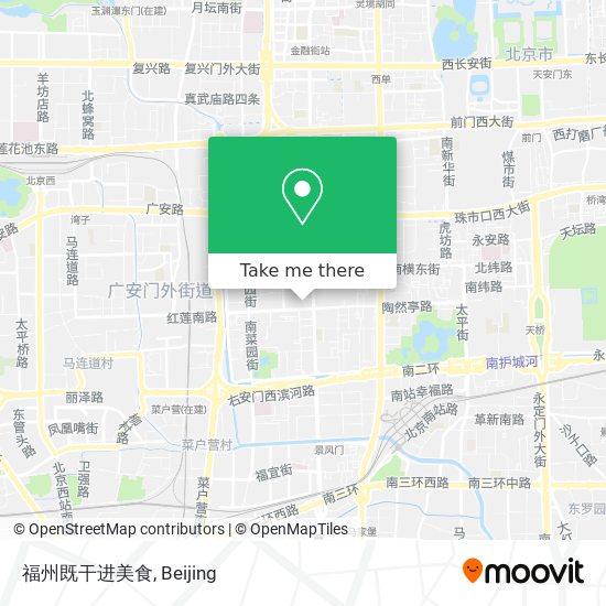 福州既干进美食 map