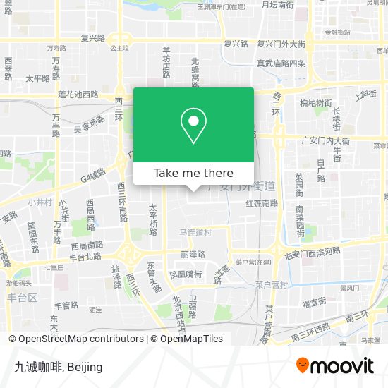 九诚咖啡 map