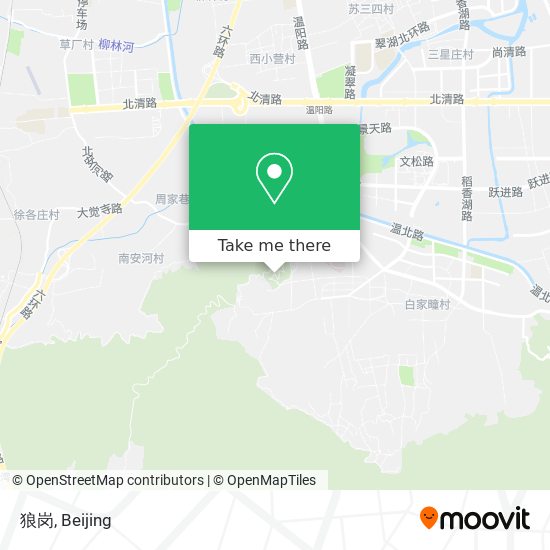 狼岗 map