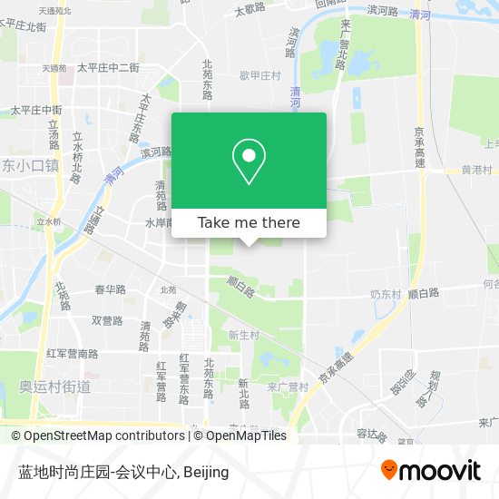 蓝地时尚庄园-会议中心 map