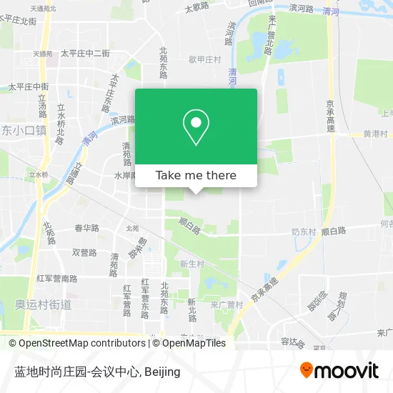 蓝地时尚庄园-会议中心 map