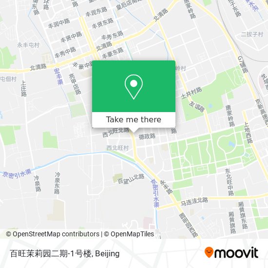 百旺茉莉园二期-1号楼 map