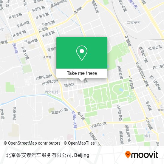 北京鲁安泰汽车服务有限公司 map