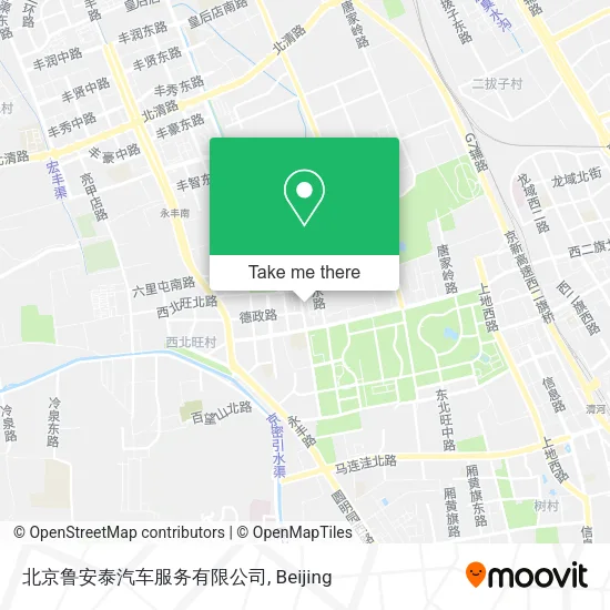 北京鲁安泰汽车服务有限公司 map