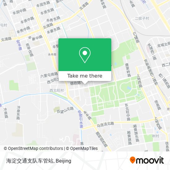 海淀交通支队车管站 map
