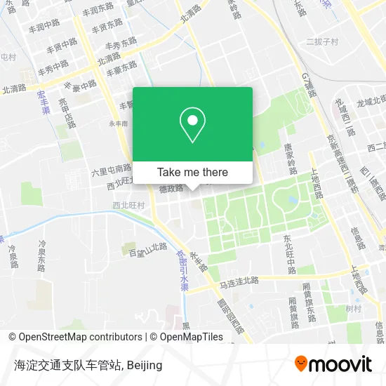 海淀交通支队车管站 map