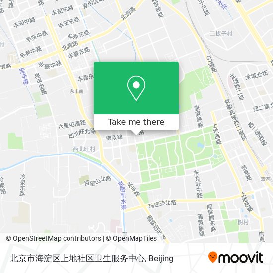 北京市海淀区上地社区卫生服务中心 map