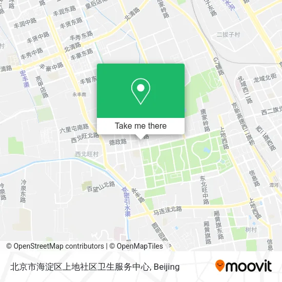 北京市海淀区上地社区卫生服务中心 map