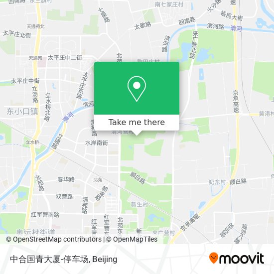 中合国青大厦-停车场 map