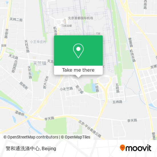 警和通洗涤中心 map
