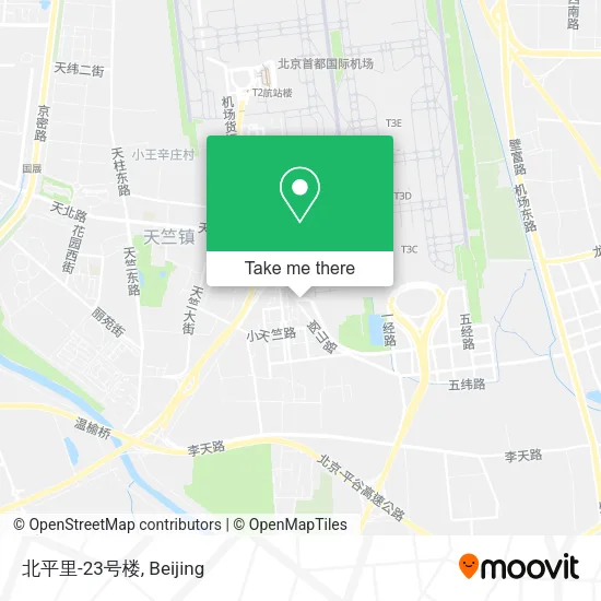 北平里-23号楼 map