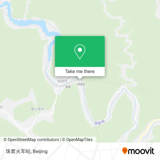 珠窝火车站 map