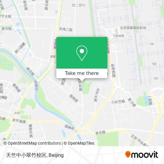 天竺中小翠竹校区 map
