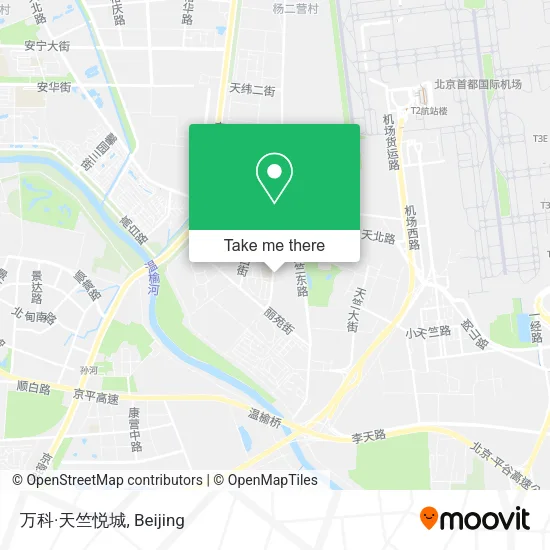 万科·天竺悦城 map