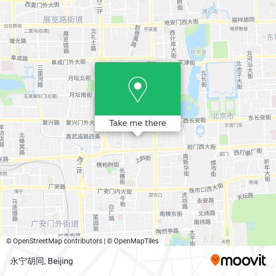 永宁胡同 map