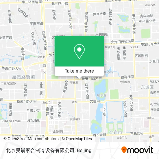 北京昊晨家合制冷设备有限公司 map