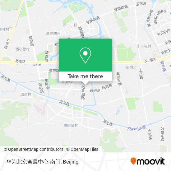 华为北京会展中心-南门 map