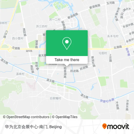 华为北京会展中心-南门 map