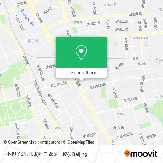 小脚丫幼儿园(西二旗东一路) map