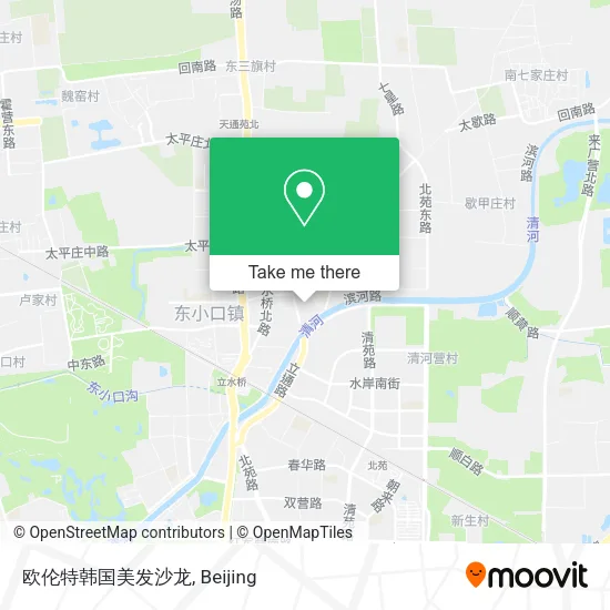 欧伦特韩国美发沙龙 map