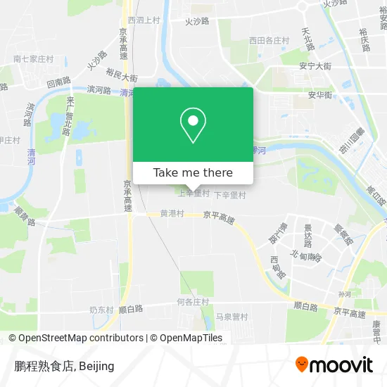 鹏程熟食店 map