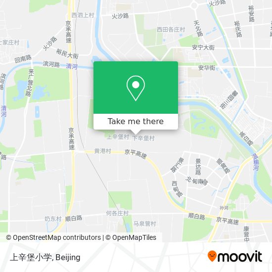 上辛堡小学 map