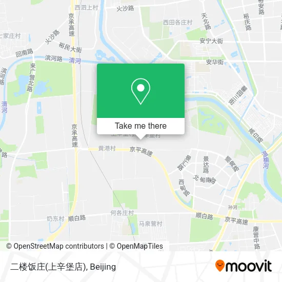二楼饭庄(上辛堡店) map
