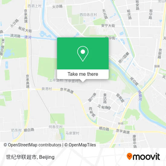 世纪华联超市 map
