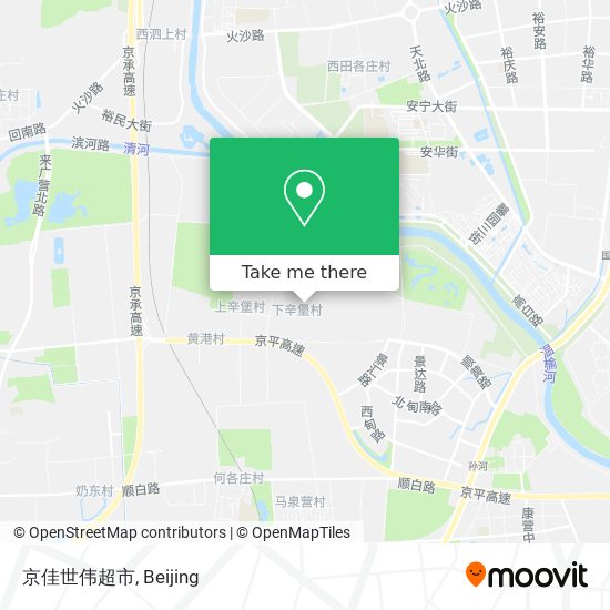 京佳世伟超市 map