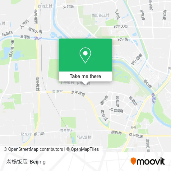 老杨饭店 map