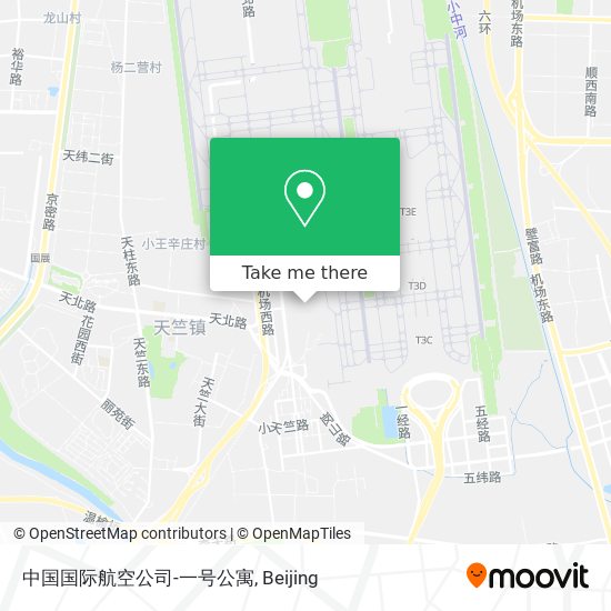 中国国际航空公司-一号公寓 map