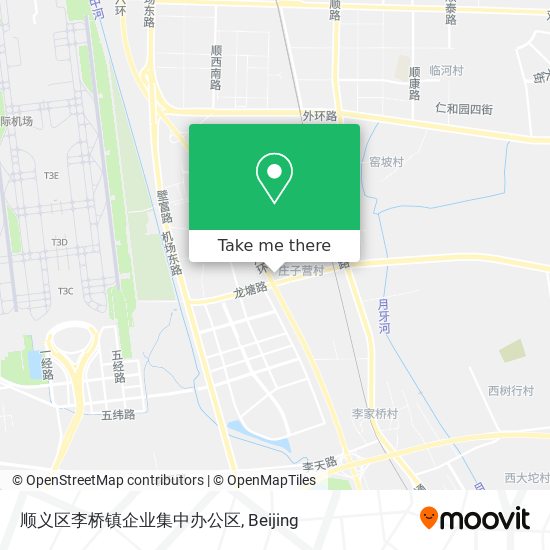 顺义区李桥镇企业集中办公区 map