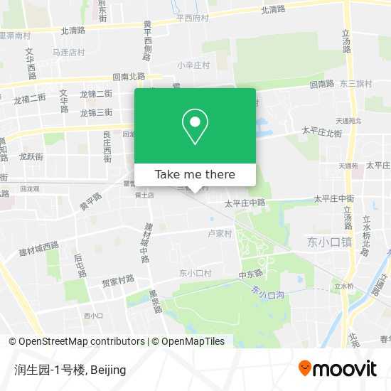 润生园-1号楼 map