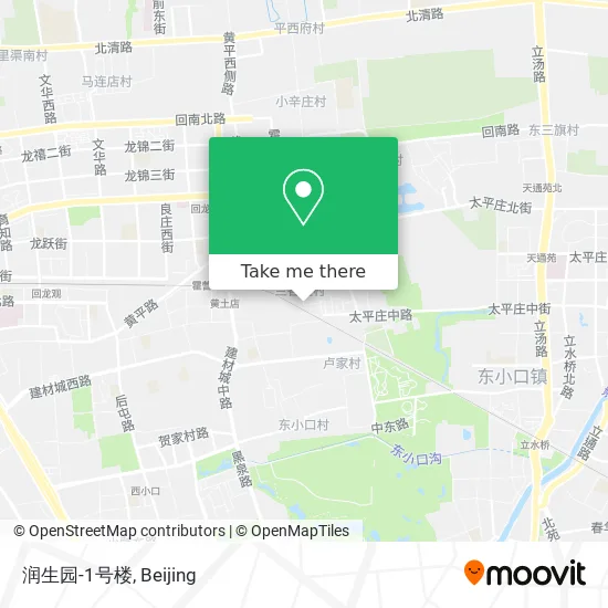 润生园-1号楼 map