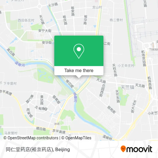 同仁堂药店(裕京药店) map