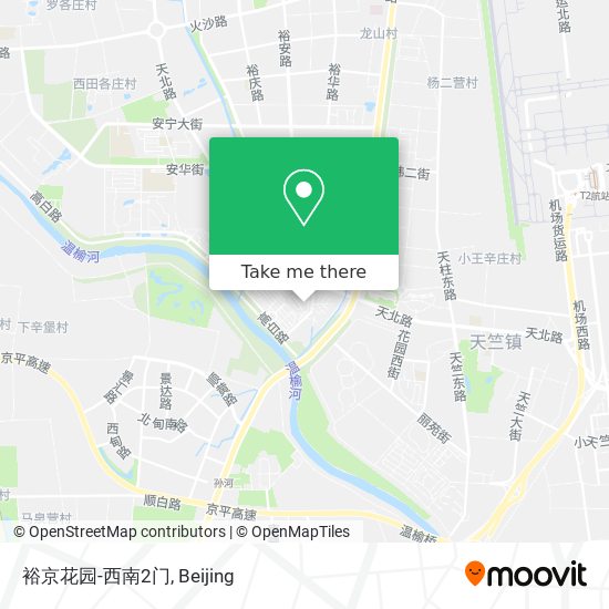 裕京花园-西南2门 map