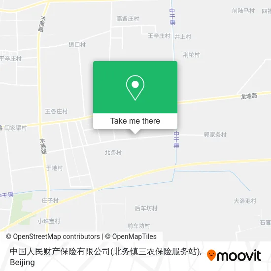 中国人民财产保险有限公司(北务镇三农保险服务站) map