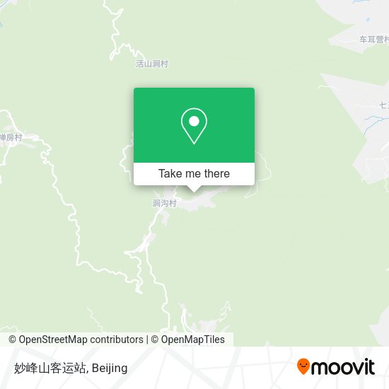 妙峰山客运站 map