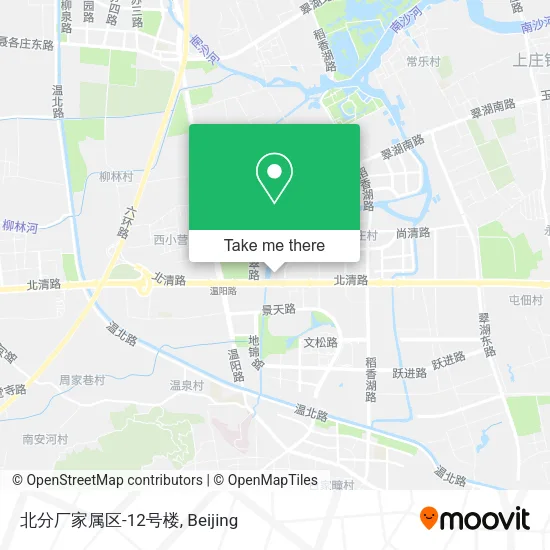 北分厂家属区-12号楼 map