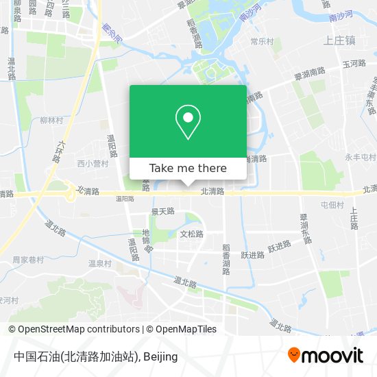 中国石油(北清路加油站) map