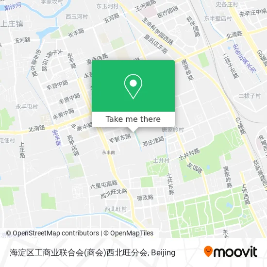 海淀区工商业联合会(商会)西北旺分会 map
