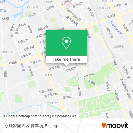 永旺家园四区-停车场 map